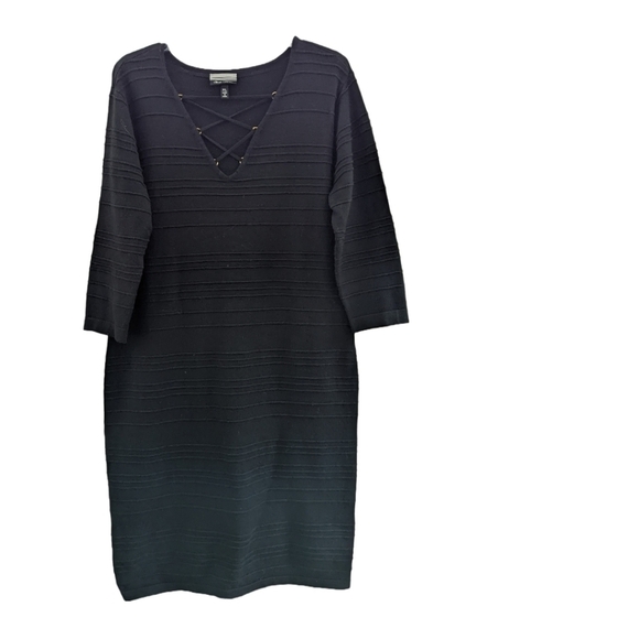 Allison Brittany black sweater dress Size XL GUC - Picture 1 of 4